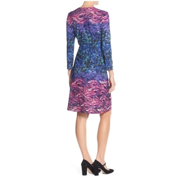 bcbgmaxazria Adele' Print Jersey Wrap Dress - Picture 3 of 9